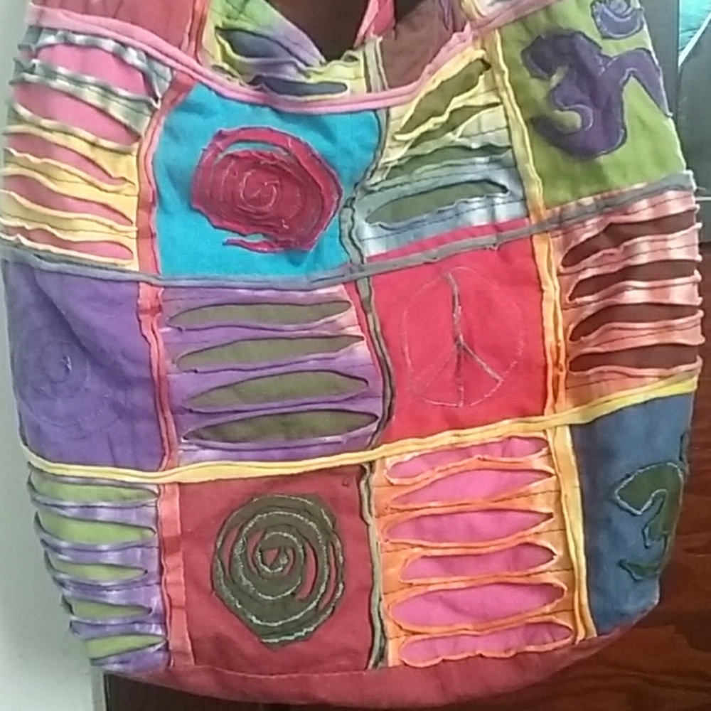 Tie-dye funky purse